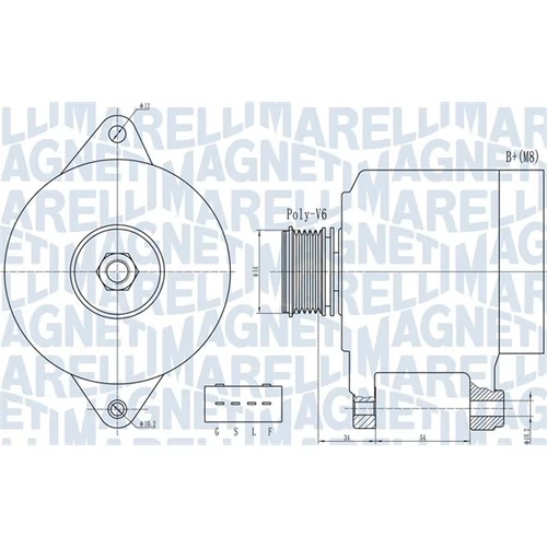 Alternátor MAGNETI MARELLI 063732013010