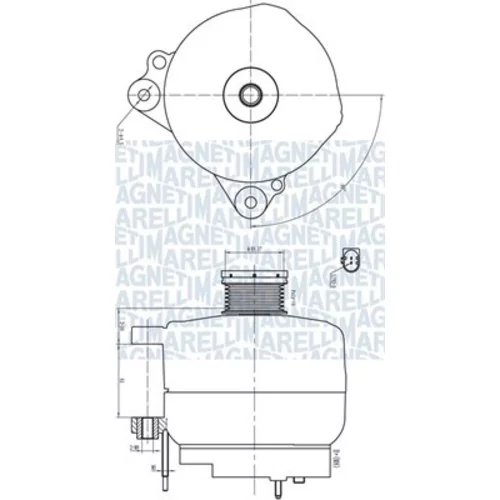 Alternátor MAGNETI MARELLI 063732190010