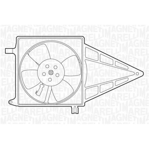 Ventilátor chladenia motora MAGNETI MARELLI 069422211010