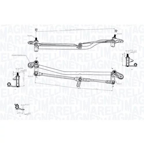 Mechanizmus stieračov MAGNETI MARELLI 085570755010 - obr. 2