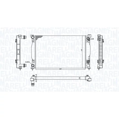 Chladič motora 350213196600 (MAGNETI MARELLI) - obr. 1