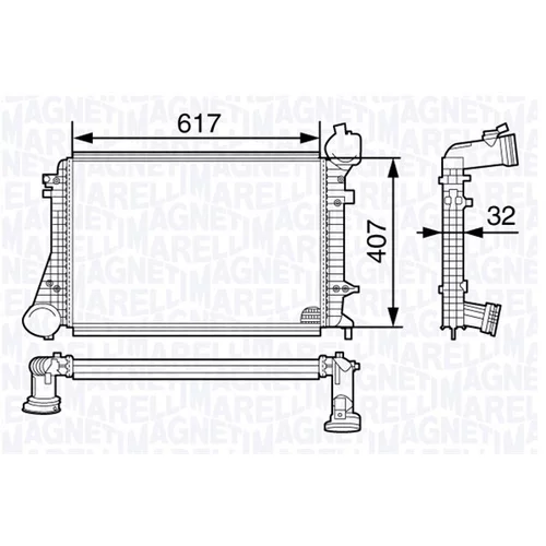 Chladič plniaceho vzduchu MAGNETI MARELLI 351319202000