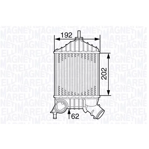 Chladič plniaceho vzduchu MAGNETI MARELLI 351319202760