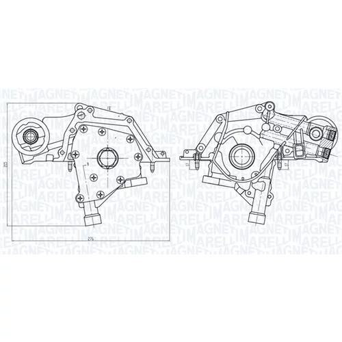 Olejové čerpadlo MAGNETI MARELLI 351516000083