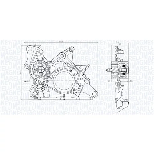 Olejové čerpadlo 351516000088 (MAGNETI MARELLI) - obr. 1
