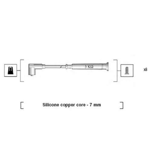 Sada zapaľovacích káblov MAGNETI MARELLI 941045340520