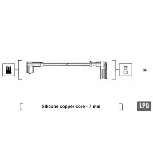 Sada zapaľovacích káblov MAGNETI MARELLI 941095870625