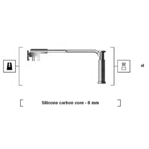 Sada zapaľovacích káblov MAGNETI MARELLI 941185270781