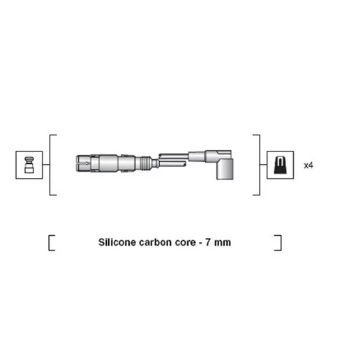 Sada zapaľovacích káblov MAGNETI MARELLI 941318111163
