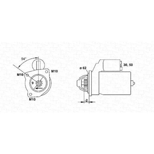 Štartér MAGNETI MARELLI 943251466010