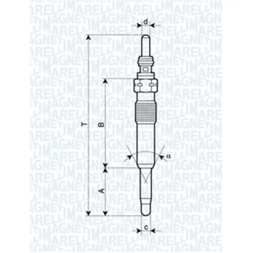 Žeraviaca sviečka MAGNETI MARELLI 062900071304