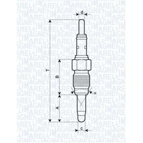 Žeraviaca sviečka MAGNETI MARELLI 062900083304