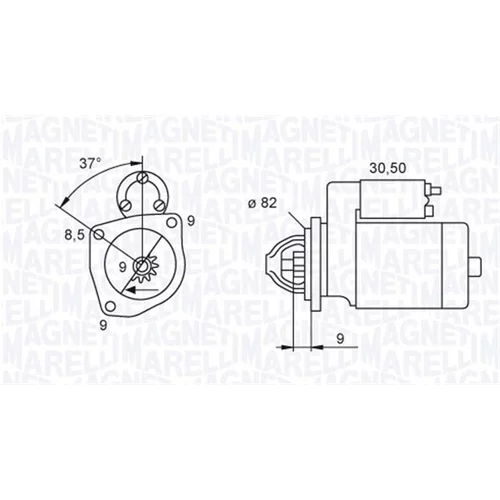 Štartér MAGNETI MARELLI 063721045010