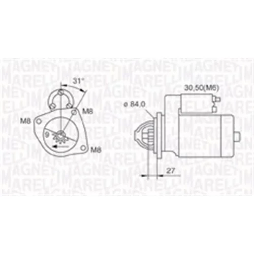 Štartér MAGNETI MARELLI 063721203010