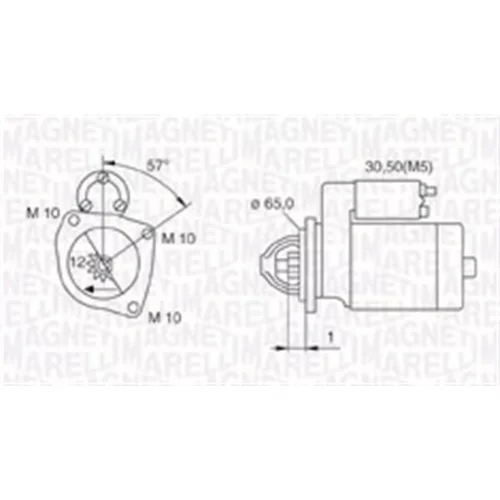 Štartér MAGNETI MARELLI 063721252010