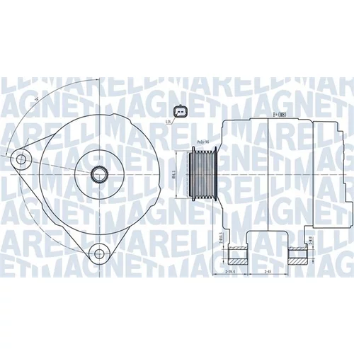 Alternátor MAGNETI MARELLI 063732033010