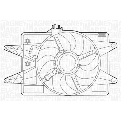 Ventilátor chladenia motora MAGNETI MARELLI 069422026010