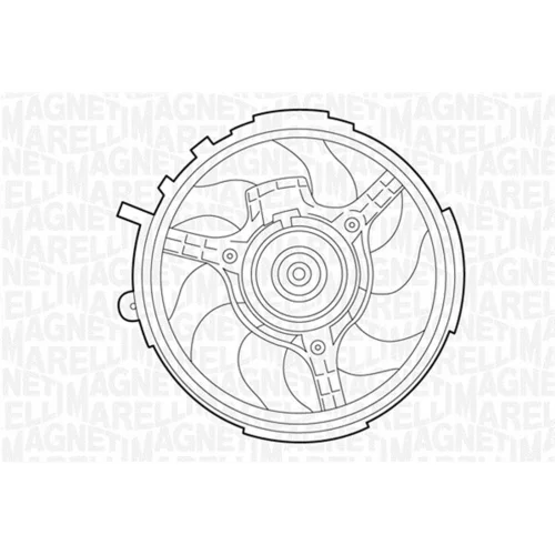 Ventilátor chladenia motora MAGNETI MARELLI 069422031010