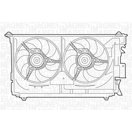 Ventilátor chladenia motora MAGNETI MARELLI 069422283010
