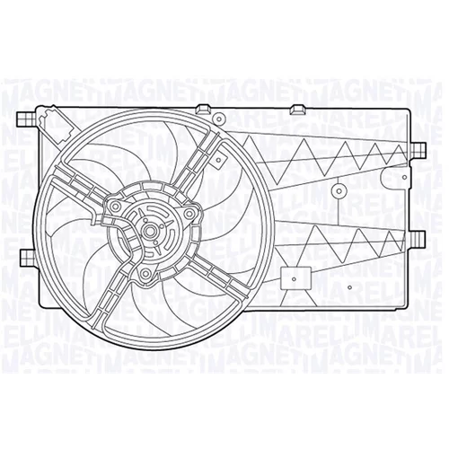 Ventilátor chladenia motora MAGNETI MARELLI 069422554010