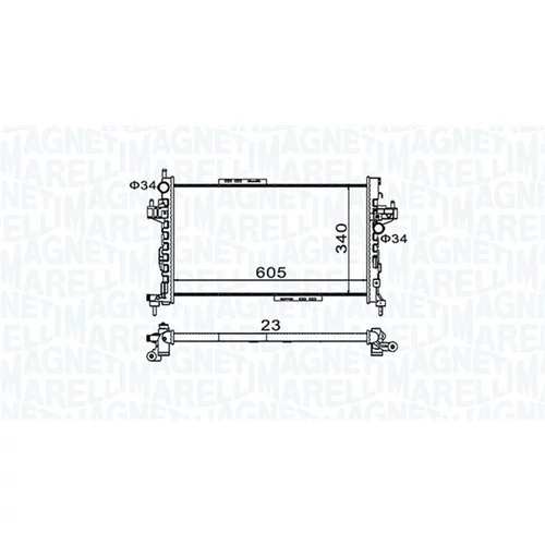 Chladič motora MAGNETI MARELLI 350213977000