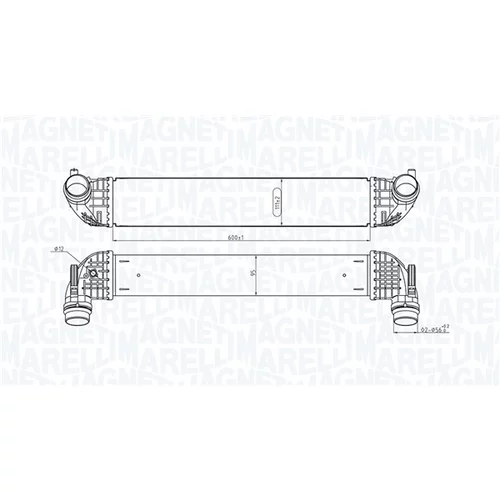 Chladič plniaceho vzduchu MAGNETI MARELLI 351319205860