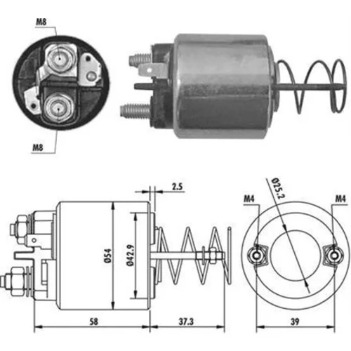 Elektromagnetický spínač pre štartér MAGNETI MARELLI 940113050386