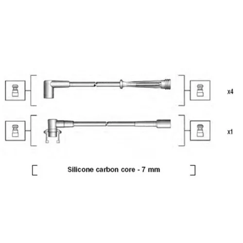 Sada zapaľovacích káblov MAGNETI MARELLI 941145130710