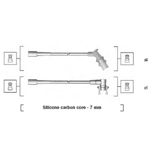Sada zapaľovacích káblov MAGNETI MARELLI 941145270724