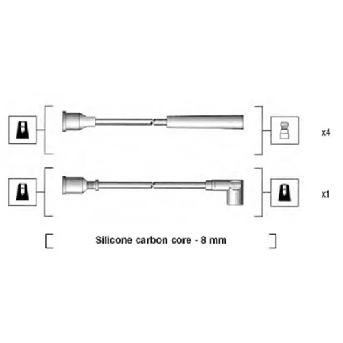 Sada zapaľovacích káblov MAGNETI MARELLI 941185050766