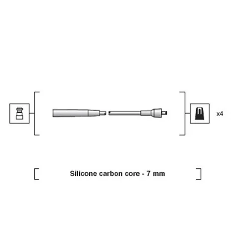 Sada zapaľovacích káblov MAGNETI MARELLI 941318111226