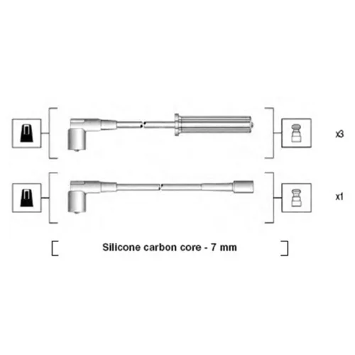 Sada zapaľovacích káblov MAGNETI MARELLI 941365030926