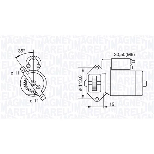 Štartér MAGNETI MARELLI 063280031010