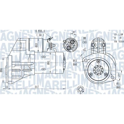 Štartér MAGNETI MARELLI 063720660010