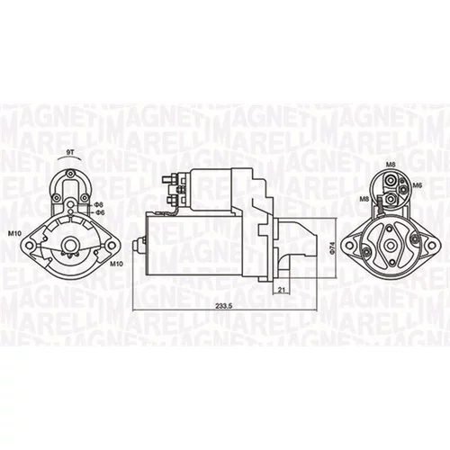 Štartér MAGNETI MARELLI 063721406010 - obr. 1