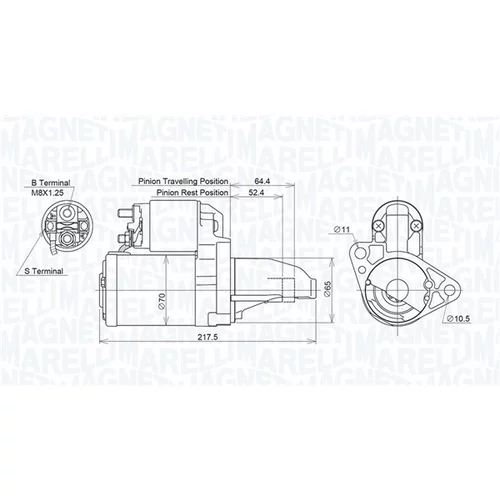 Štartér MAGNETI MARELLI 063721452010