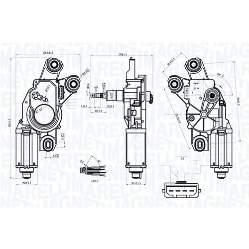 Motor stieračov MAGNETI MARELLI 064073600010