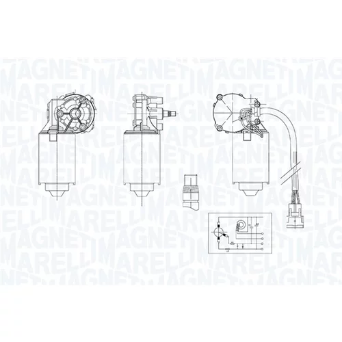 Motor stieračov MAGNETI MARELLI 064375500010