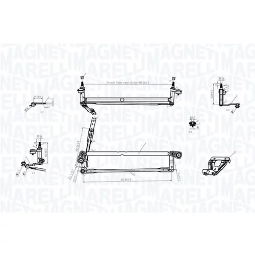 Mechanizmus stieračov MAGNETI MARELLI 085570177010