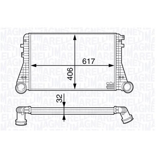 Chladič plniaceho vzduchu MAGNETI MARELLI 351319201960