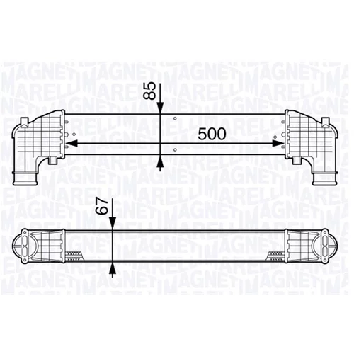 Chladič plniaceho vzduchu MAGNETI MARELLI 351319202440