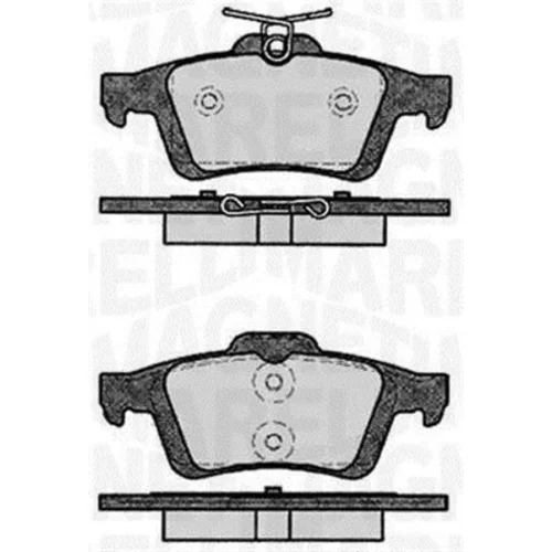 Sada brzdových platničiek kotúčovej brzdy MAGNETI MARELLI 363916060796