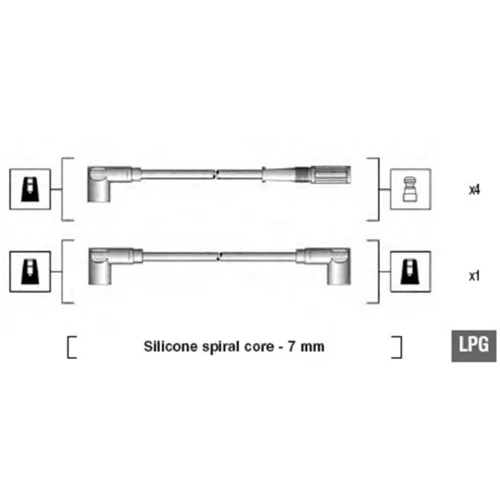 Sada zapaľovacích káblov MAGNETI MARELLI 941095650605