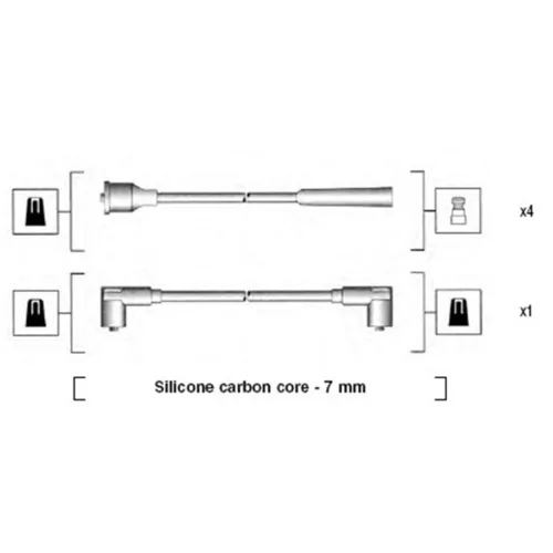 Sada zapaľovacích káblov MAGNETI MARELLI 941155110747