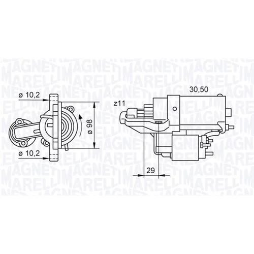 Štartér MAGNETI MARELLI 063280028010