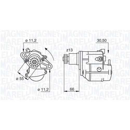 Štartér MAGNETI MARELLI 063280053010