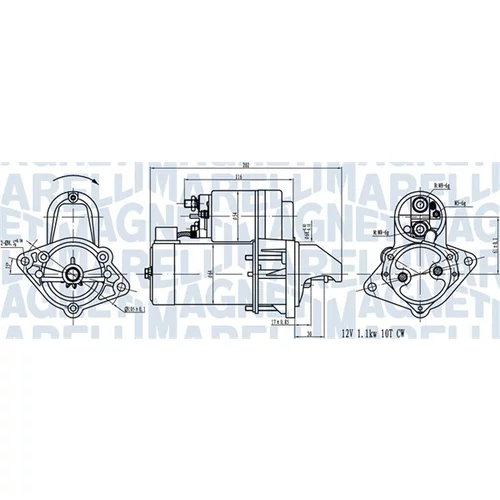 Štartér MAGNETI MARELLI 063720519010