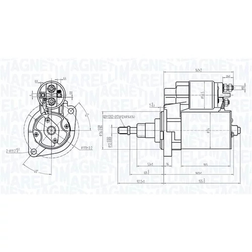 Štartér MAGNETI MARELLI 063720601010