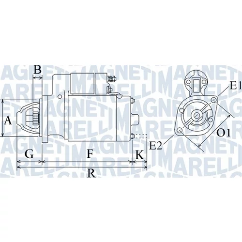 Štartér MAGNETI MARELLI 063720923010