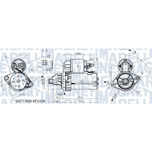 Štartér MAGNETI MARELLI 063721346010